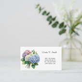 Floral Classic Calling Card Visitekaartje (Staand voorkant)