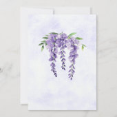 Floral Classic Elegant Vrouwen Afscheidsfeest Kaart (Achterkant)