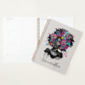 Floral Classy Afro Woman Planner (Display)