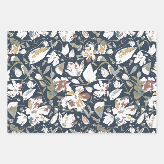 Floral Clematis Decoupage Inpakpapier Vel (Voorkant)