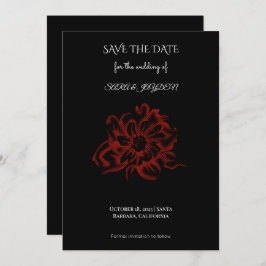 Floral Clipart – Abstract Flower Home Decor Design Save The Date