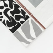 FLoral Cloak Uil Fleece Babydeken (Hoek)