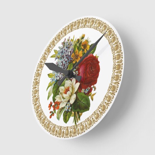 Floral Clock Ronde Klok (Hoek)