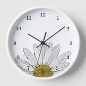 Floral Clock van modern Daisy Rustic (Voorkant)