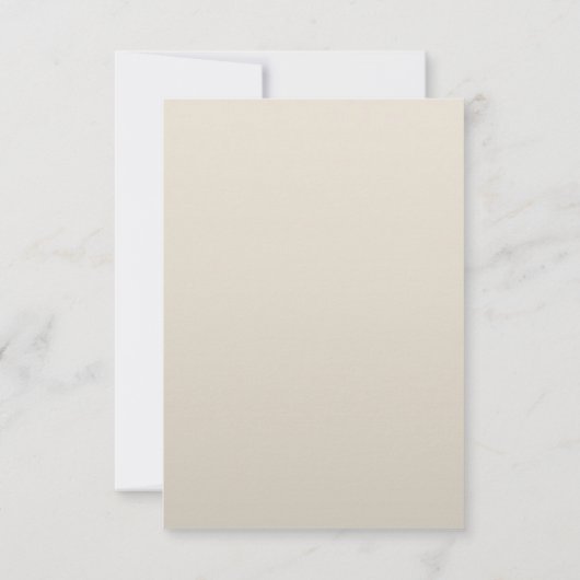 Floral Coffee Cream elegant Boho Save the Date (Achterkant)