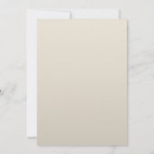 Floral Coffee Cream elegant Butterfly boho Wedding Kaart (Achterkant)