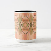  Floral Coffee Cup Tweekleurige Koffiemok (Center)