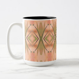 Floral Coffee Cup Tweekleurige Koffiemok