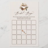 Floral Coffee Love is het brouwen van bruids bingo (Voorkant)