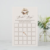 Floral Coffee Love is het brouwen van bruids bingo (Staand voorkant)