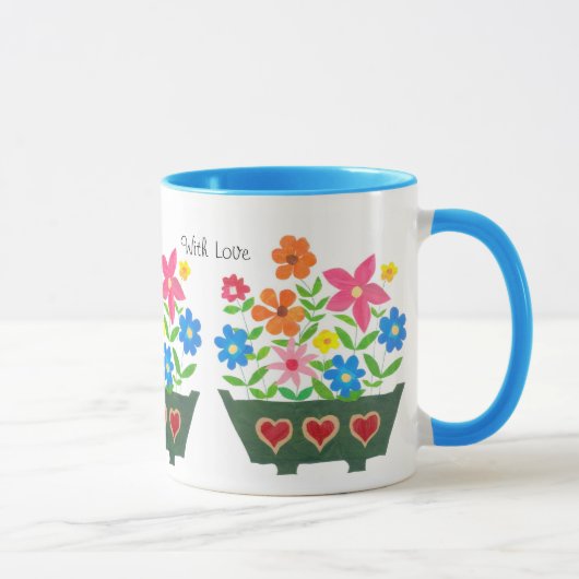 Floral Coffee Mok voor moeder (Rechts)