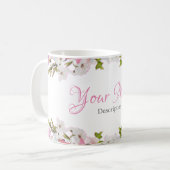 Floral - Coffee Mug Koffiemok (Voorkant links)