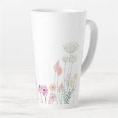 Floral Coffee Mug Latte Mok (Rechterhoek)