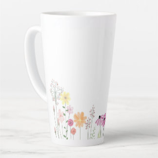 Floral Coffee Mug Latte Mok