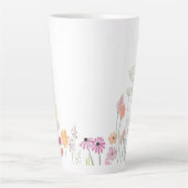 Floral Coffee Mug Latte Mok (Voorkant)