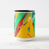  Floral Coffee Mug Tweekleurige Koffiemok (Center)