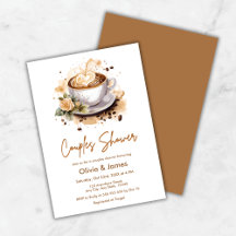 Floral Coffee Wedding Couples Vrijgezellenfeest