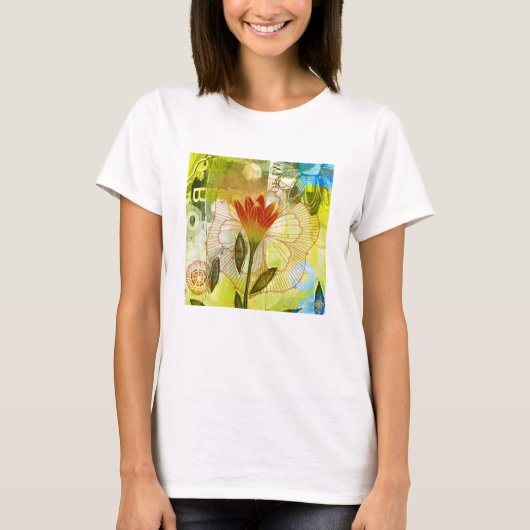 Floral Collage T-shirt (Voorkant)