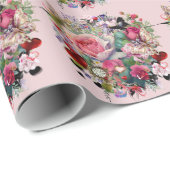 Floral Collage Wrapping Papier (Rol Hoek)