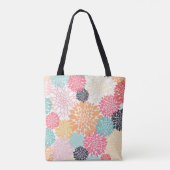 Floral Color Burst Monogram Tote Bag (Achterkant)