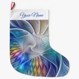 Floral Colorful Abstract Fractal Art Flower Name Grote Kerstsok