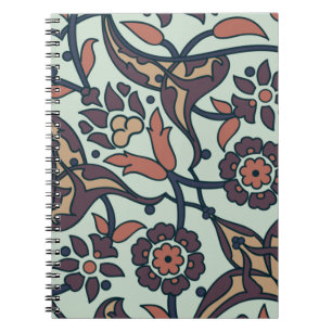 Floral Colorful en glamour Seamless Trendy Notitieboek