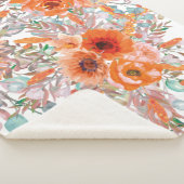 Floral Comforter Sherpa Deken (3/4)