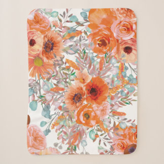 Floral Comforter Sherpa Deken
