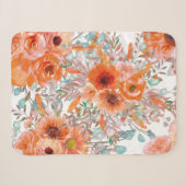 Floral Comforter Sherpa Deken (Voorkant (horizontaal))