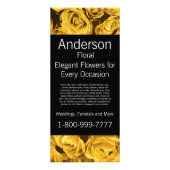 Floral Company Florist Gouden Rozen Rack Kaart (Voorkant)