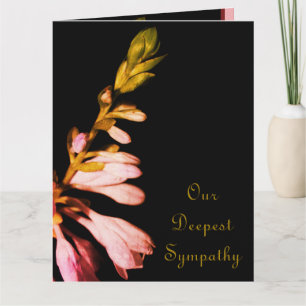 Floral Condolence Kaart