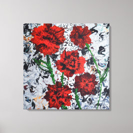 Floral Convas Muurkunst Abstracte Home Decor Canvas Afdruk