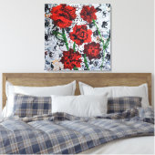 Floral Convas Muurkunst Abstracte Home Decor Canvas Afdruk (Insitu (Slaapkamer))