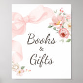 Floral Coquette Baby in Bloom Boeken en Geschenken Poster (Voorkant)