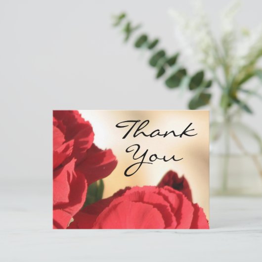 Floral Corner Dank u Briefkaart (Staand voorkant)