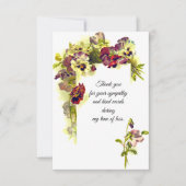  Floral Corner Hartelijk dank Bedankkaart (Voorkant)