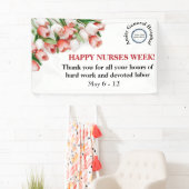 Floral Corporate Happy Nurses Week Banner (Insitu)