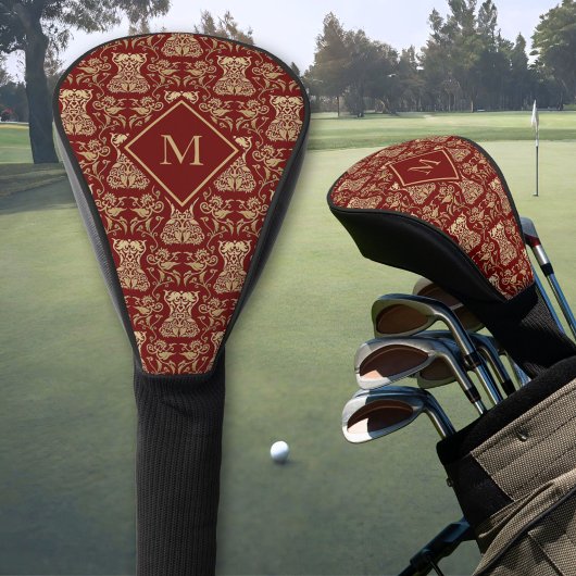 Floral Corset Damask Patroon Golfheadcover