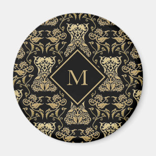 Floral Corset Damask Patroon Magneet