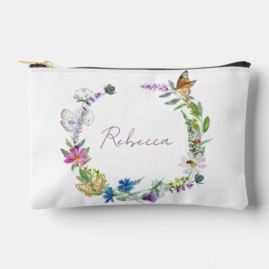 Floral Cosmetic/Accessoire Bag Etui (Voorkant)