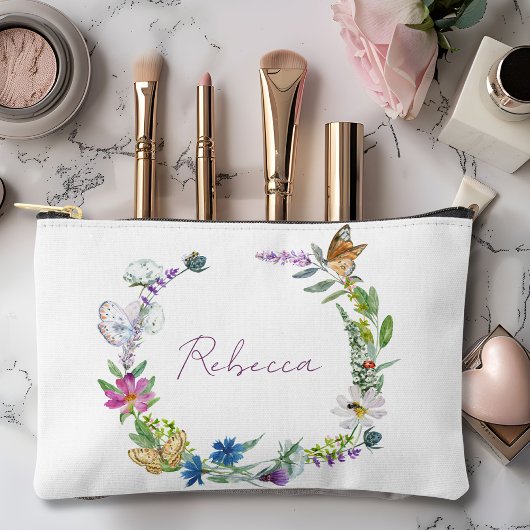 Floral Cosmetic/Accessoire Bag Etui