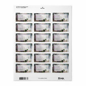  Floral Cosmetics Verpakking Sticker/Label Etiket (Full Sheet)