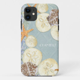 Floral Cottage by Sea Shells Beachy Name Case-Mate iPhone Case
