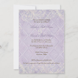 Floral Cottage by Sea Shells Beachy Wedding Kaart