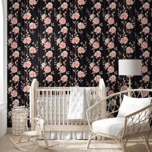  Floral Cottagecore Behang (Kinderen)