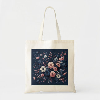 Floral Cotton Canvas Canvas tas - Milieuvriendelij