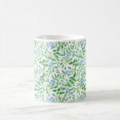 Floral Country-achtige Blue White Periwinkle Patte Koffiemok (Center)