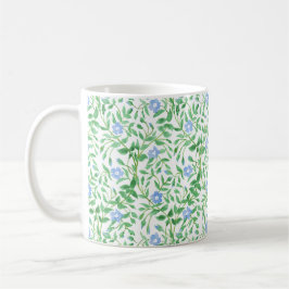 Floral Country-achtige Blue White Periwinkle Patte Koffiemok