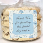 Floral Country Garden Elegante bruiloft Bedankt Vierkante Sticker