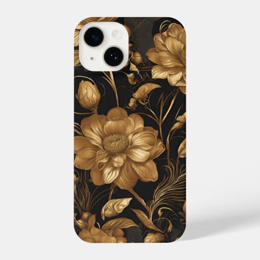 Floral cover  iPhone hoesje (Achterkant)